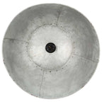Lámpara colgante 25 W plateada redonda 48 cm E27