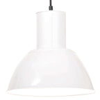 Lámpara colgante 25 W plateada redonda 48 cm E27