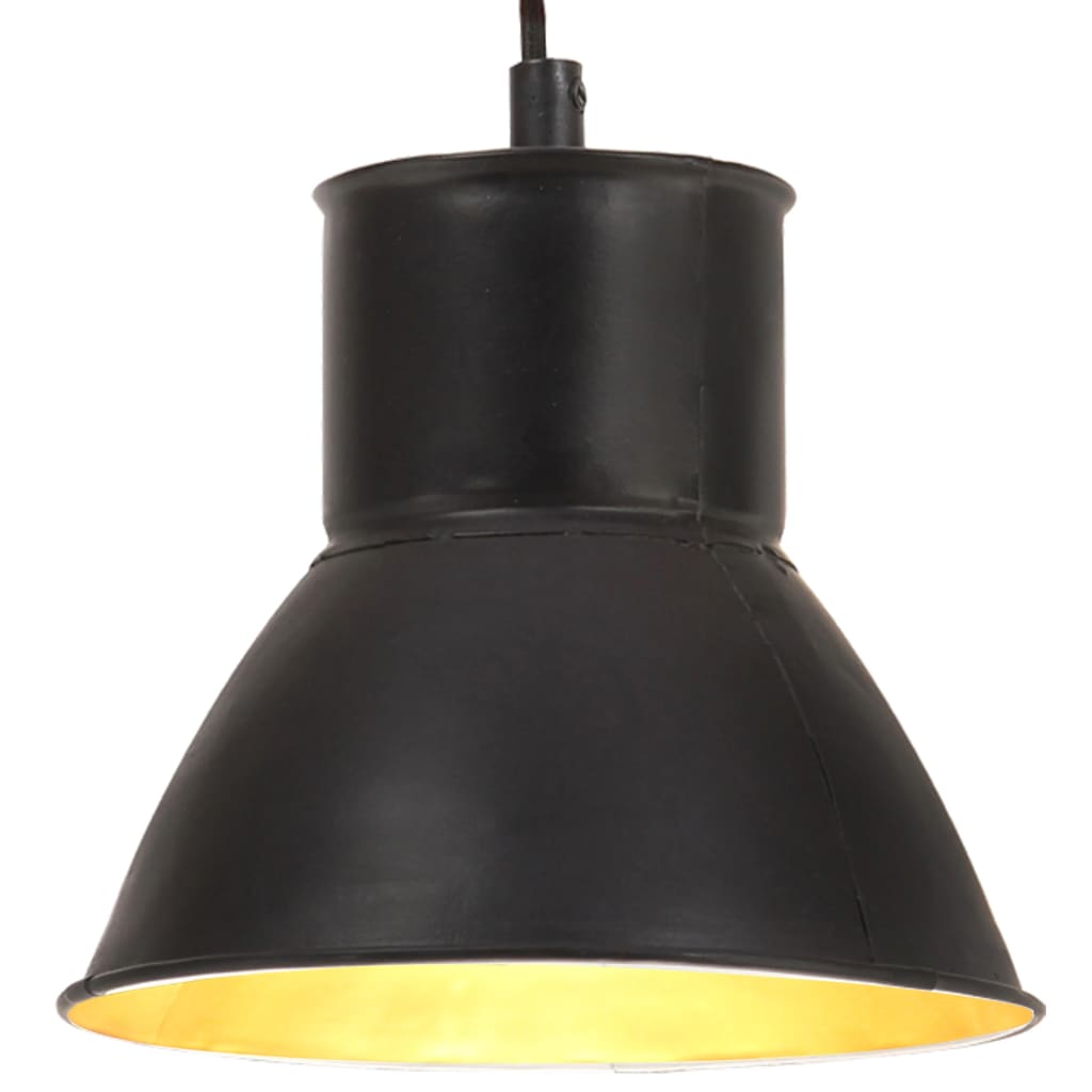Lámpara colgante 25 W plateada redonda 48 cm E27