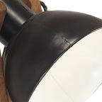 Lámpara de pie de madera maciza de mango negro E27
