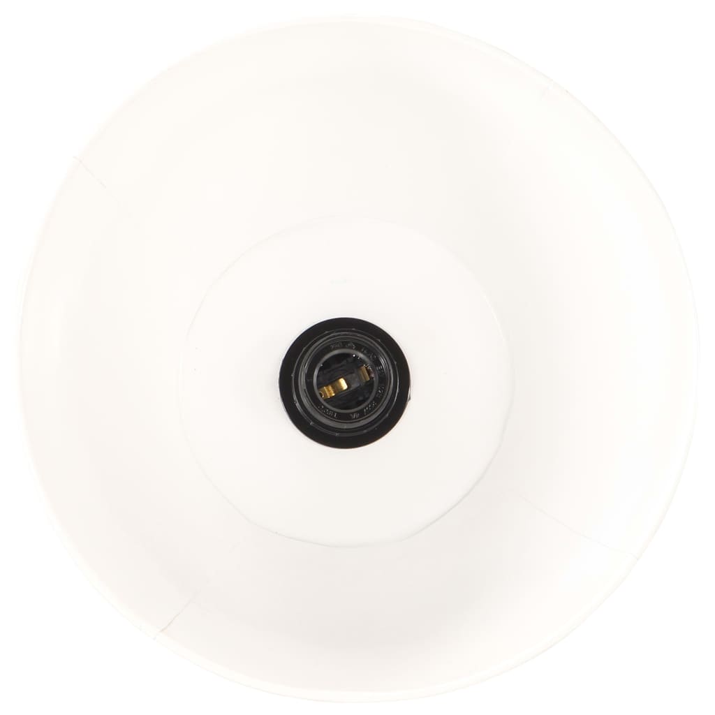 Lámpara de pie 3 piezas madera maciza de mango blanco E27