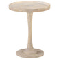 Mesa auxiliar de madera maciza de mango Ø40x45 cm