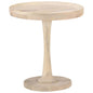 Mesa auxiliar de madera maciza de mango Ø40x45 cm