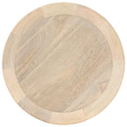 Mesa auxiliar de madera maciza de mango Ø40x45 cm