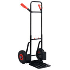 Carrito de mano telescópico 200 kg negro y rojo