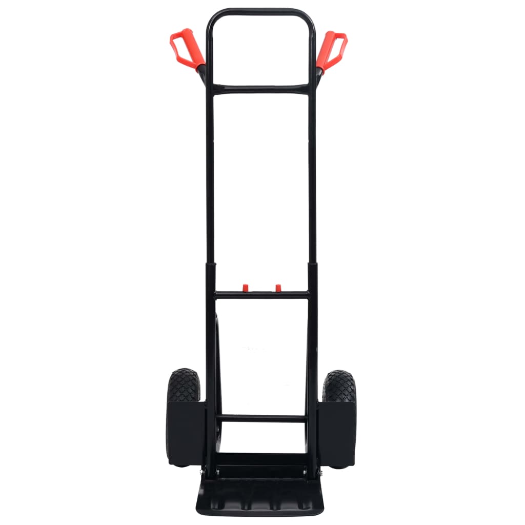 Carrito de mano telescópico 200 kg negro y rojo