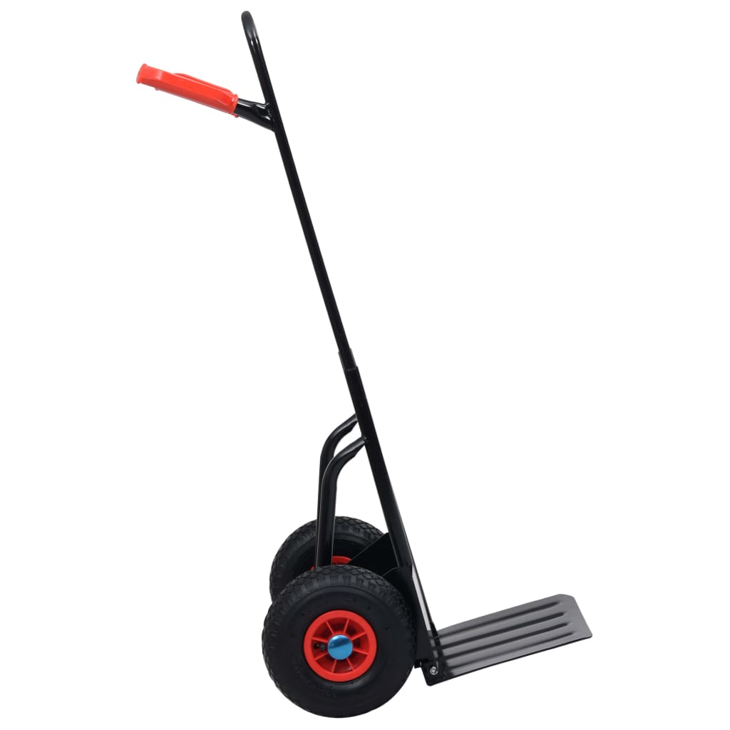 Carrito de mano telescópico 200 kg negro y rojo