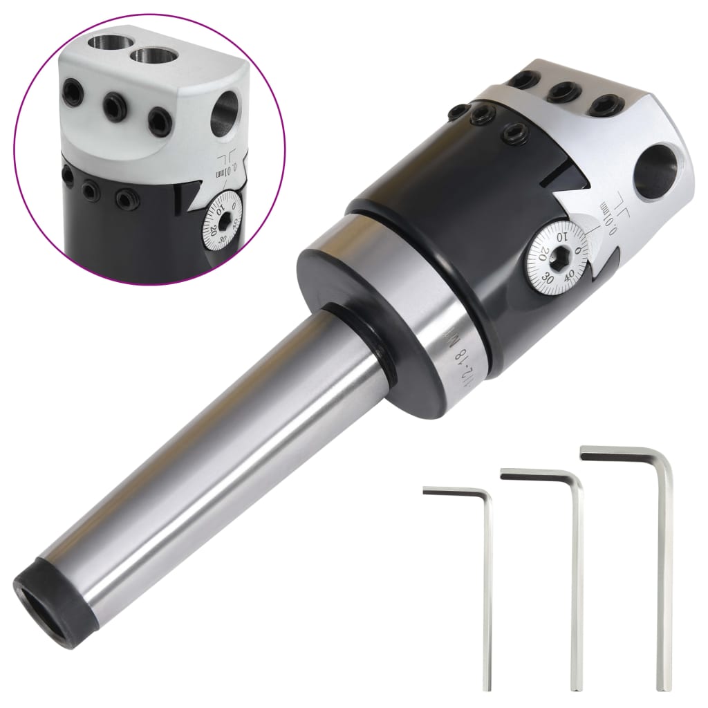 Cabeza perforadora 50 mm vástago perforador MT3 torno fresado