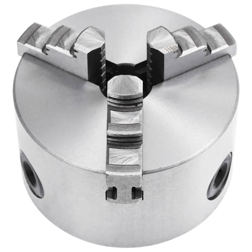 Mandril de torno autocentrante de 3 mordazas 100 mm acero