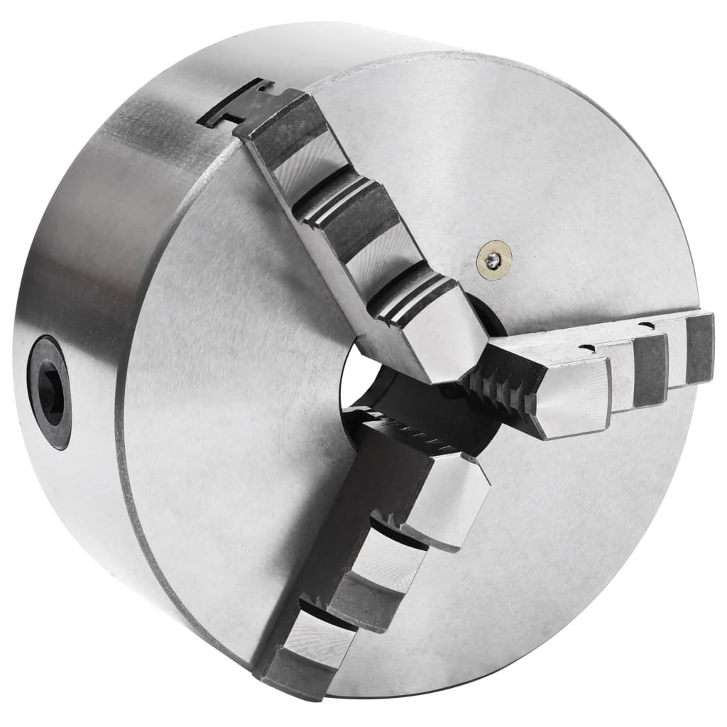 Self-centering 3-jaw lathe chuck 100 mm steel