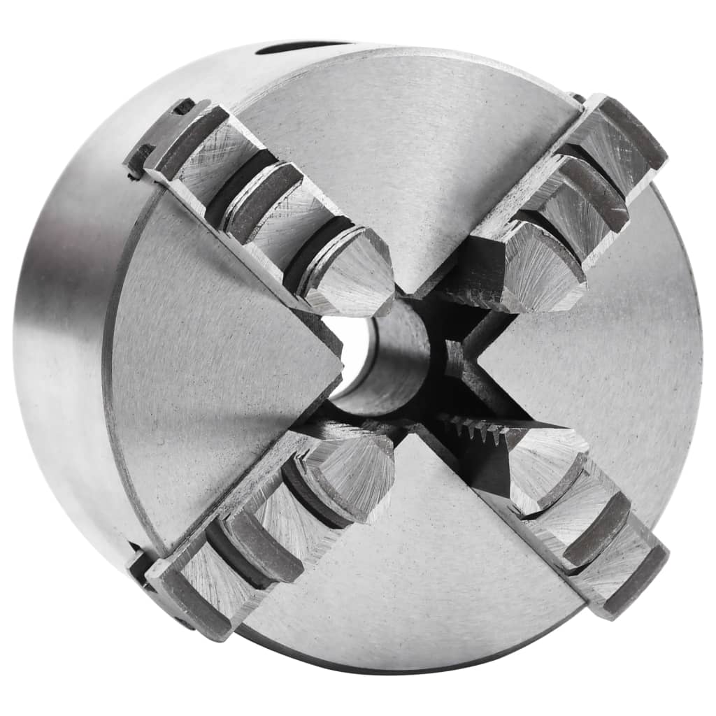 4-jaw 100mm self-centering lathe chuck steel