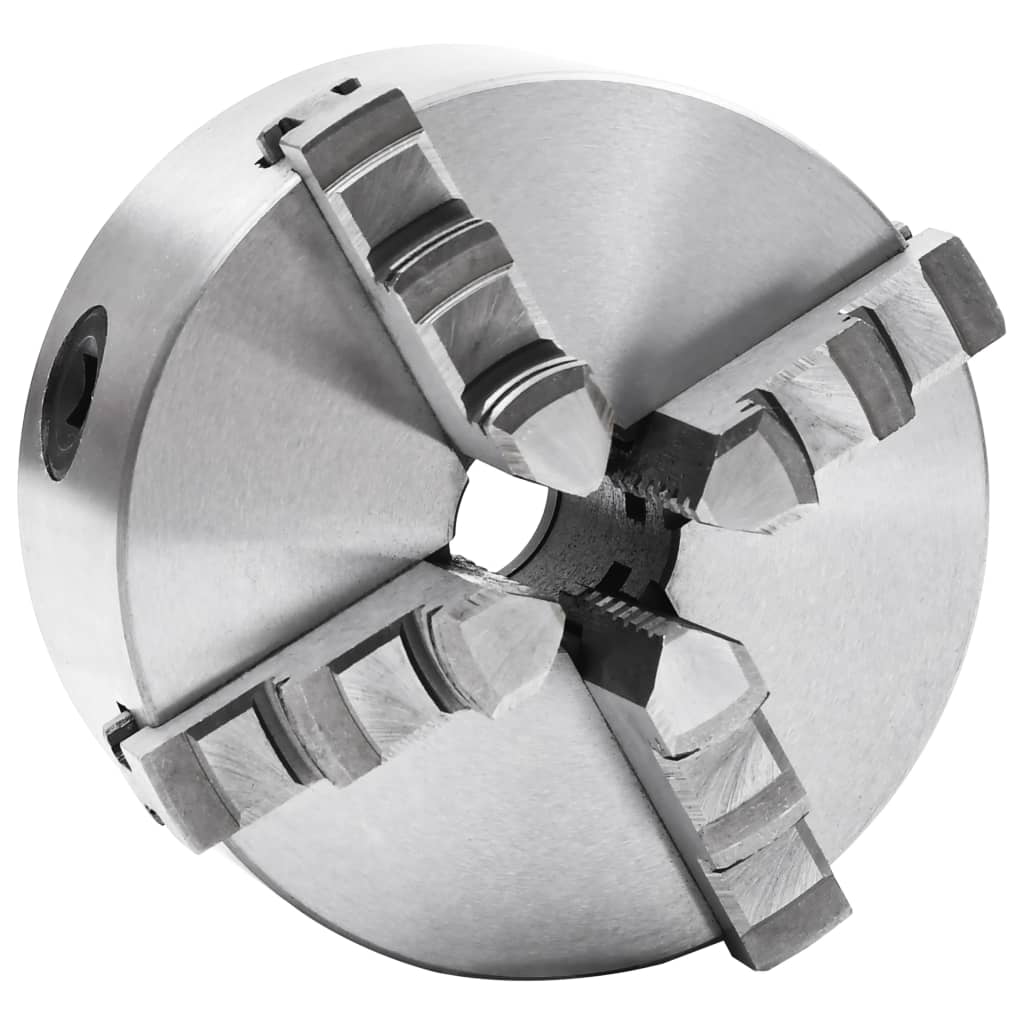 4-jaw 100mm self-centering lathe chuck steel