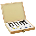 Set de herramientas de torneado indexable 12 piezas 8x8mm 70mm