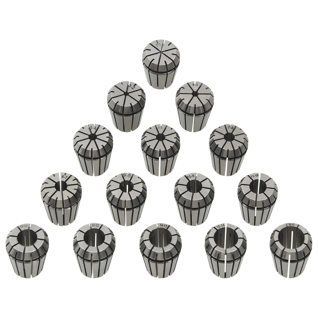 Boquilla de sujeción ER25 15 pzas Set herramientas de torneado
