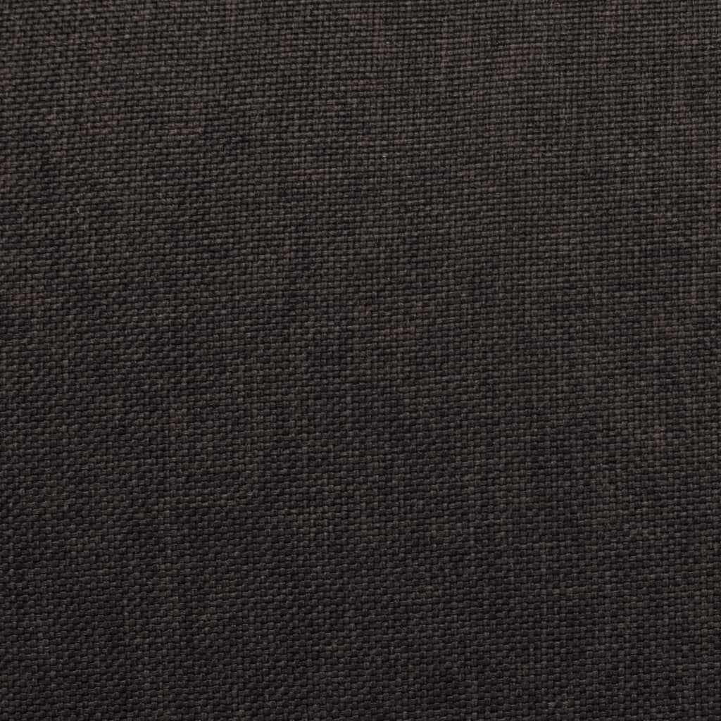 Silla de masaje elevable de tela marrón oscuro