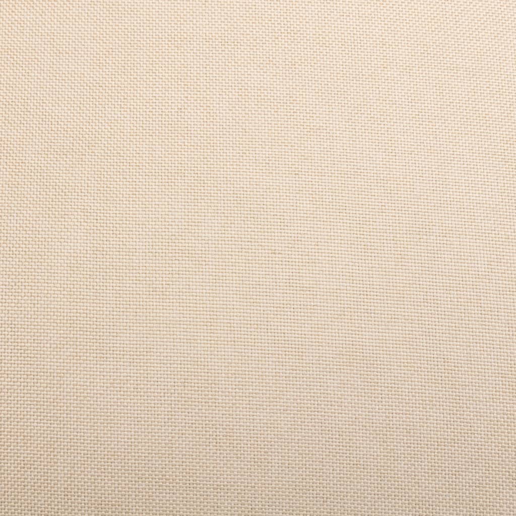 Sillón de masaje reclinable de tela crema