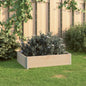 Arriate de madera maciza de pino 100x100 cm