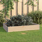 Arriate de madera maciza de pino 100x100 cm