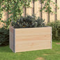 Arriates de madera maciza de pino 3 unidades 100x100 cm
