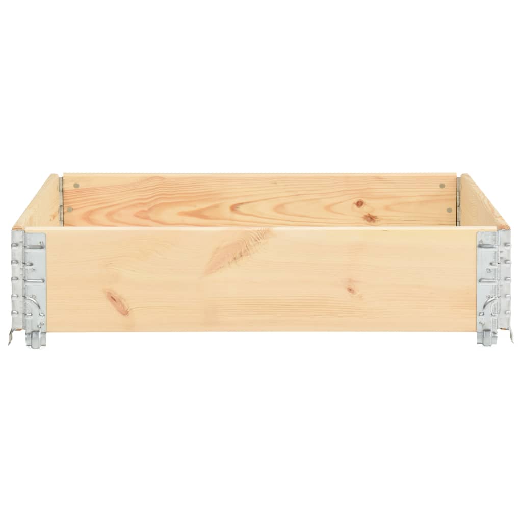 Arriate de madera maciza de pino 100x100 cm
