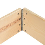 Arriate de madera maciza de pino 100x100 cm