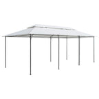 Cenador 600x298x270 cm blanco 180g/m²