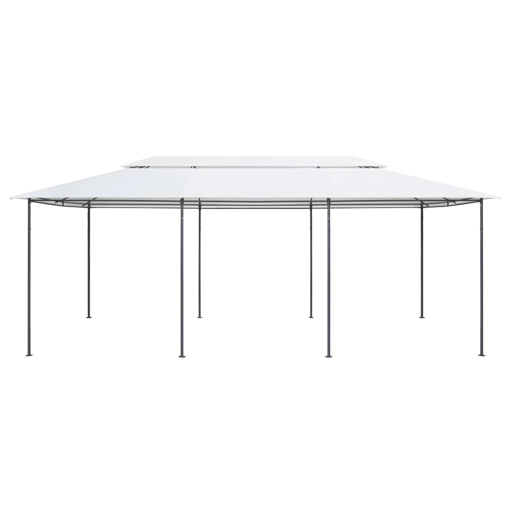 Cenador 600x298x270 cm blanco 180g/m²