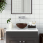 Light Blue Ceramic Round Bathroom Sink
