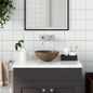 Light Blue Ceramic Round Bathroom Sink
