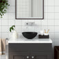 Light Blue Ceramic Round Bathroom Sink