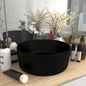Round Luxury Light Blue Matte Ceramic Basin 40x15 cm