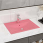 Luxury Wash Basin Tap Hole Dark Brown Ceramic 60x46 cm