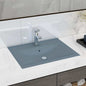 Luxury Wash Basin Tap Hole Dark Brown Ceramic 60x46 cm