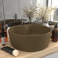 Luxury basin with overflow light blue matte ceramic 36x13 cm