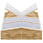 Invernadero de madera de pino impregnada 2 uds 100x50x35 cm