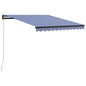 Toldo automático retráctil naranja y marrón 400x300 cm