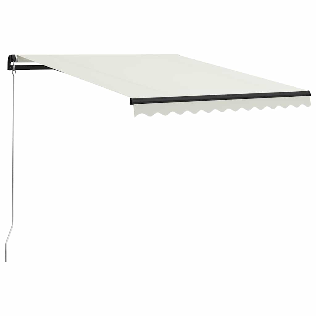 Toldo automático retráctil naranja y marrón 400x300 cm