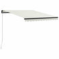 Toldo automático retráctil naranja y marrón 400x300 cm
