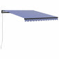 Toldo automático retráctil naranja y marrón 400x300 cm