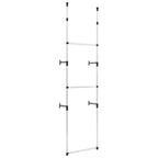 Armario telescópico con barras de aluminio
