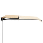 Toldo manual retráctil con LED amarillo y blanco 300x250 cm
