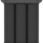 Estantería de 4 cubos con cajas de tela gris 69x30x72,5 cm