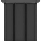 Estantería de 9 cubos con cajas de tela gris 103x30x107,5 cm