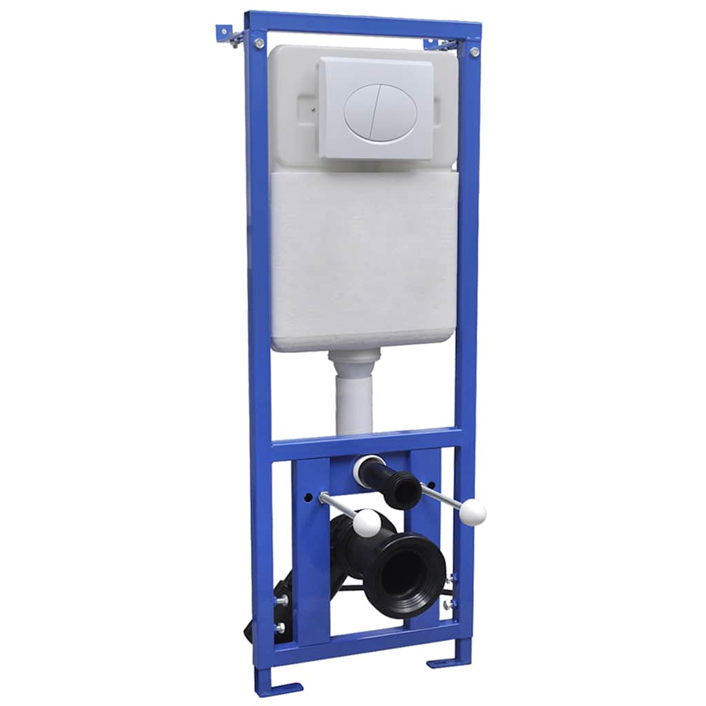 Inodoro WC de pared sin bordes cisterna oculta cerámica blanco