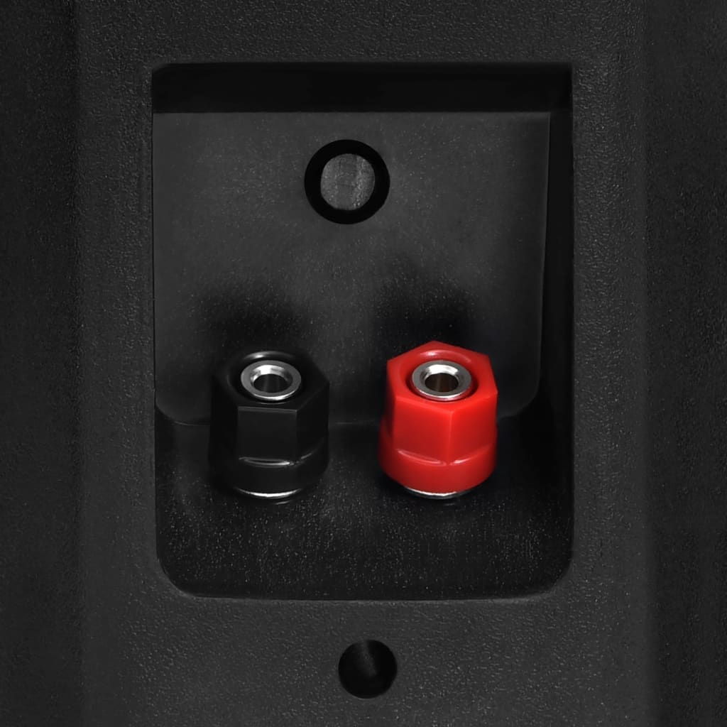 Altavoces estéreo de pared 2 uds negro interior exterior 100 W