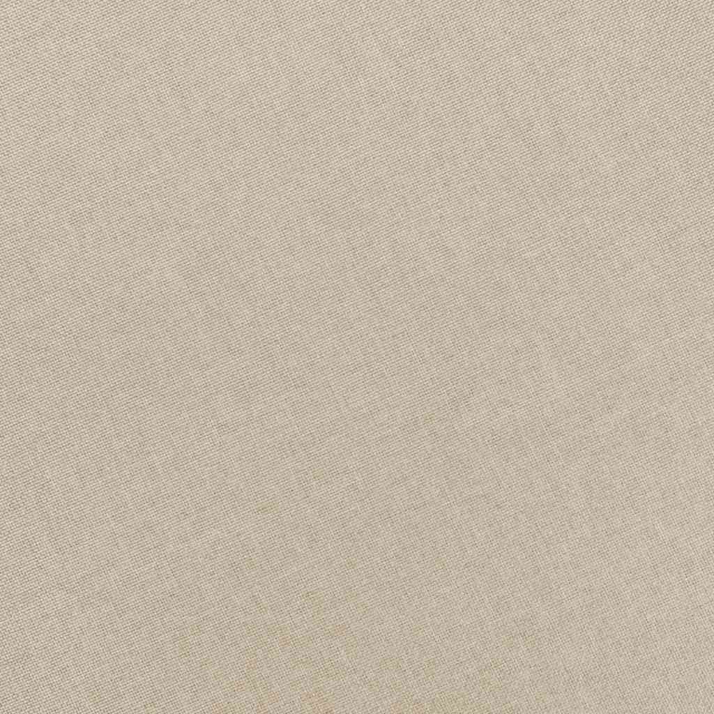 Sillón con reposapiés de tela crema