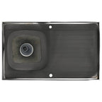 Fregadero de cocina con escurridor acero inox 1000x600x155 mm