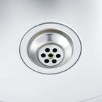 Fregadero de cocina doble seno acero inoxidable 1200x500x155 mm