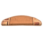 Alfombrilla autoadhesiva de escalera 15 uds beige 65x21x4 cm