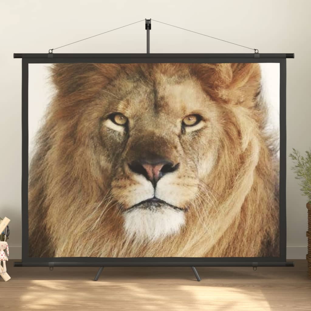 Projector screen with tripod 100" 4:3